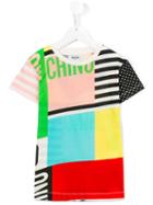 Moschino Kids Printed Patchwork T-shirt, Girl's, Size: 6 Yrs
