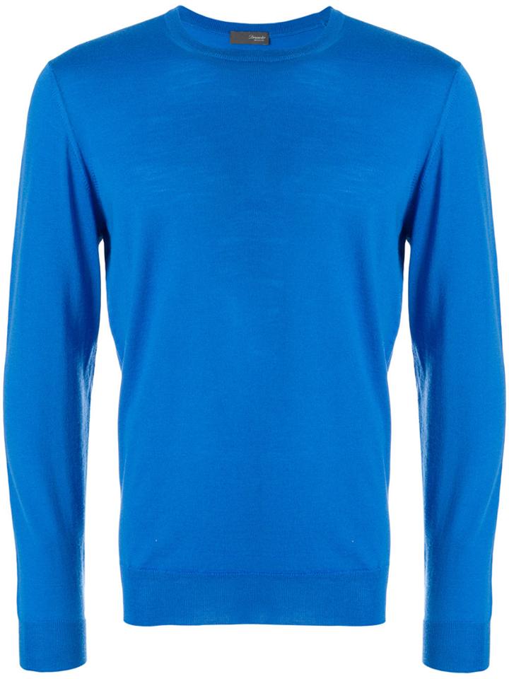 Drumohr Perfectly Fitted Sweater - Blue