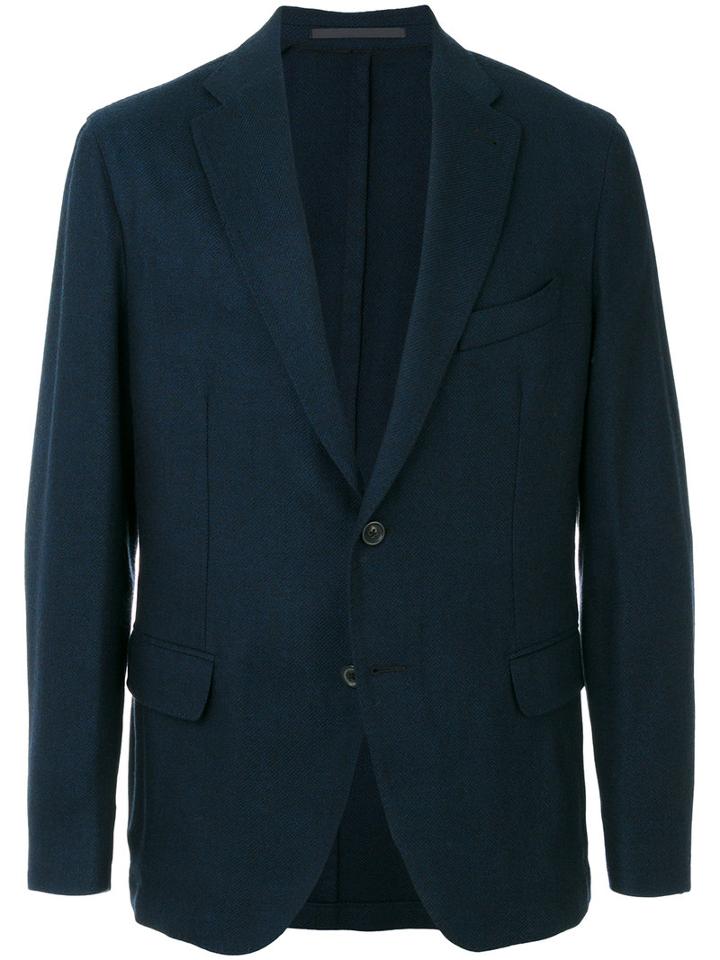 Pal Zileri - Flap Pocket Blazer - Men - Polyester/acetate/wool - 54, Blue, Polyester/acetate/wool