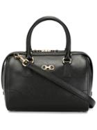 Salvatore Ferragamo Small Double 'gancio' Tote, Women's, Black