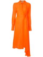Bianca Spender Georgette Sonnet Dress - Yellow & Orange