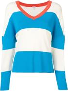 Kule V-neck Jumper - Blue