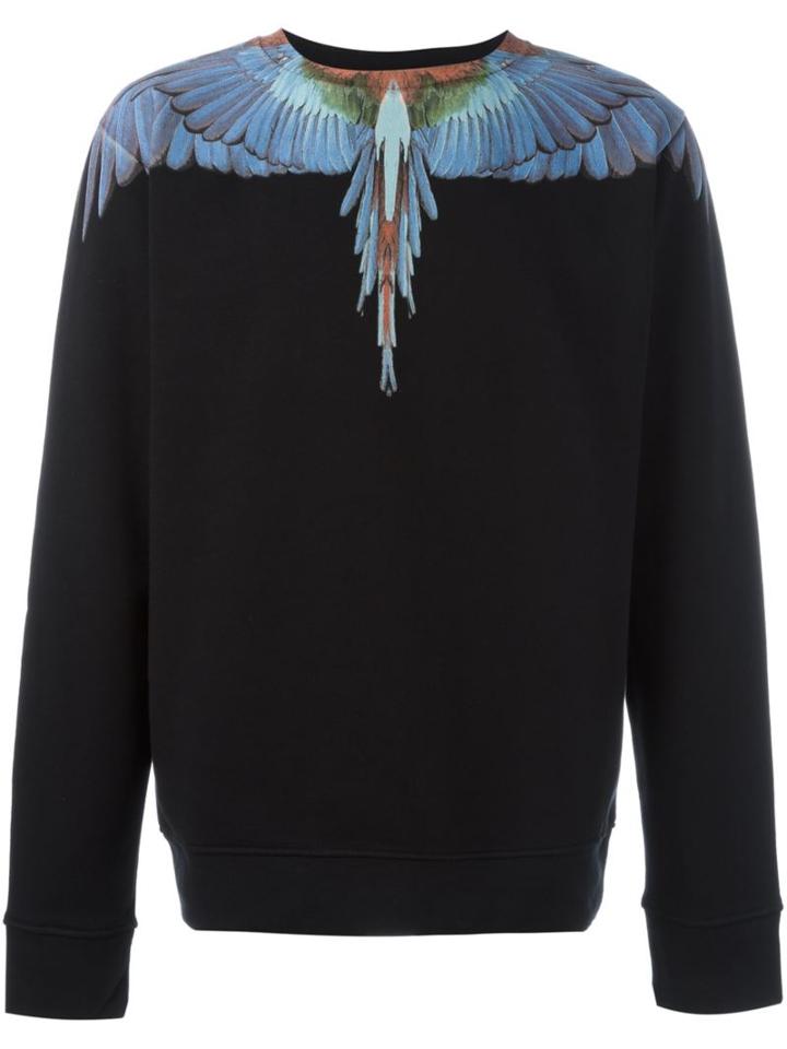 Marcelo Burlon County Of Milan Tecka Sweatshirt, Men's, Size: Xl, Black, Cotton