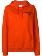 Semicouture Name Print Hoodie - Orange