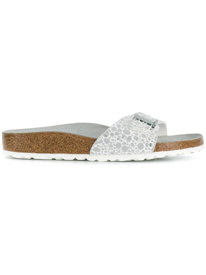 Birkenstock Metallic Sandals - White