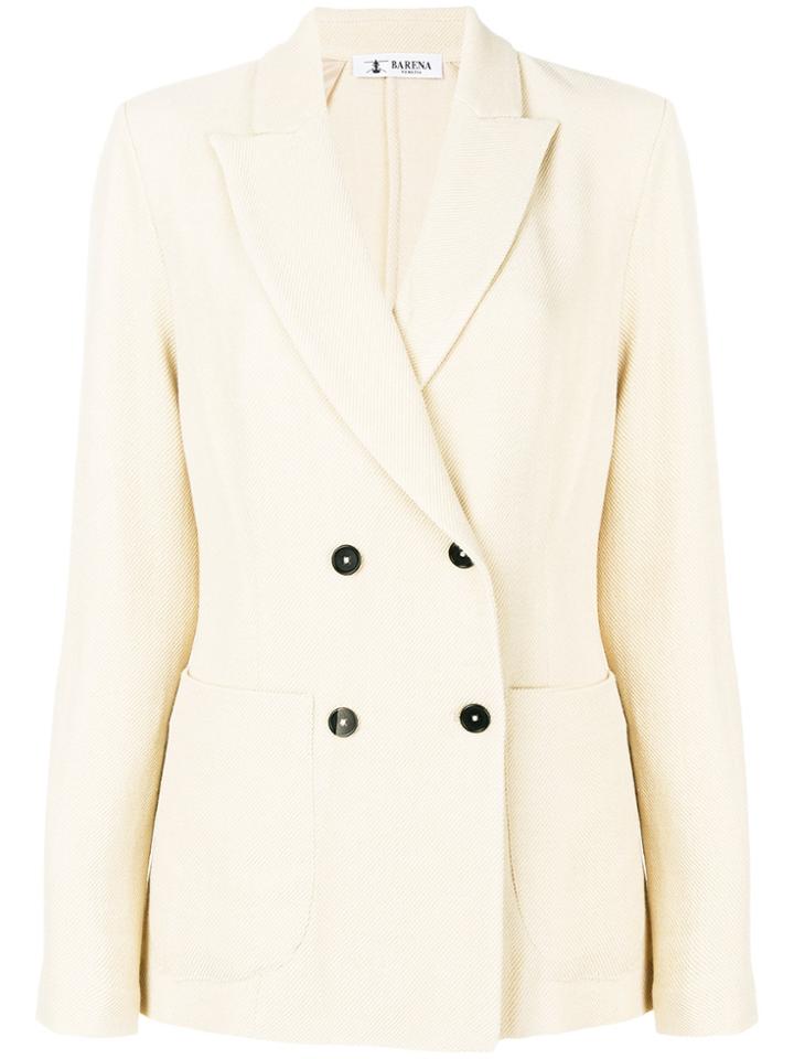 Barena Double Breasted Blazer - Nude & Neutrals