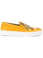 Kenzo Tiger Sneakers - Yellow & Orange