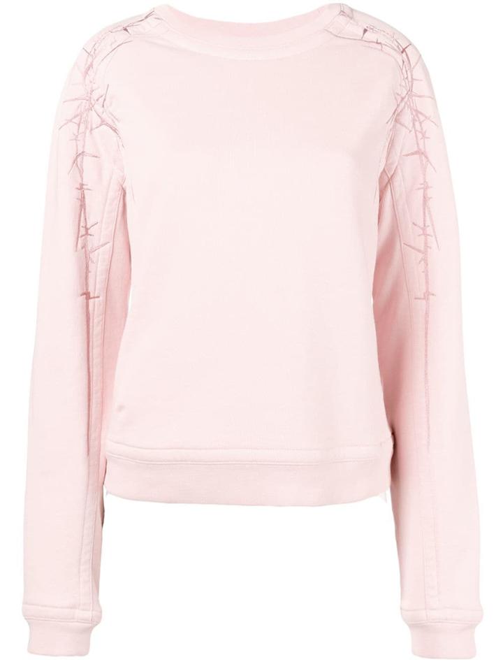 Haider Ackermann Embroidered Detail Sweatshirt - Pink