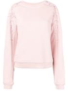 Haider Ackermann Embroidered Detail Sweatshirt - Pink