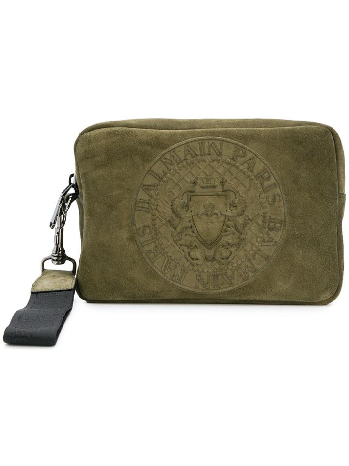 Balmain Balmain W8hm400pcfm 147 Furs & Skins->calf Leather - Green