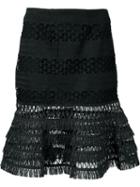 Jonathan Simkhai Fringed Peplum Skirt