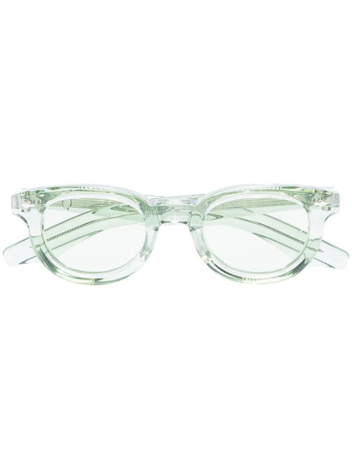 Jacques Marie Mage Akira Tortoiseshell-effect Sunglasses - Green