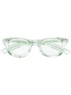 Jacques Marie Mage Akira Tortoiseshell-effect Sunglasses - Green