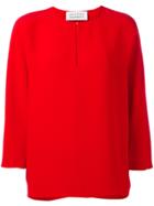 Gianluca Capannolo Round Neck Blouse - Red