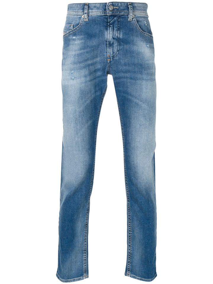 Diesel - Stonewashed Jeans - Men - Cotton/spandex/elastane - 31/32, Blue, Cotton/spandex/elastane