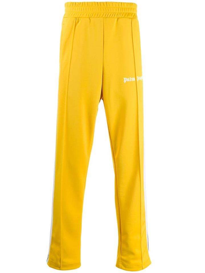 Palm Angels Striped Sweatpants - Yellow