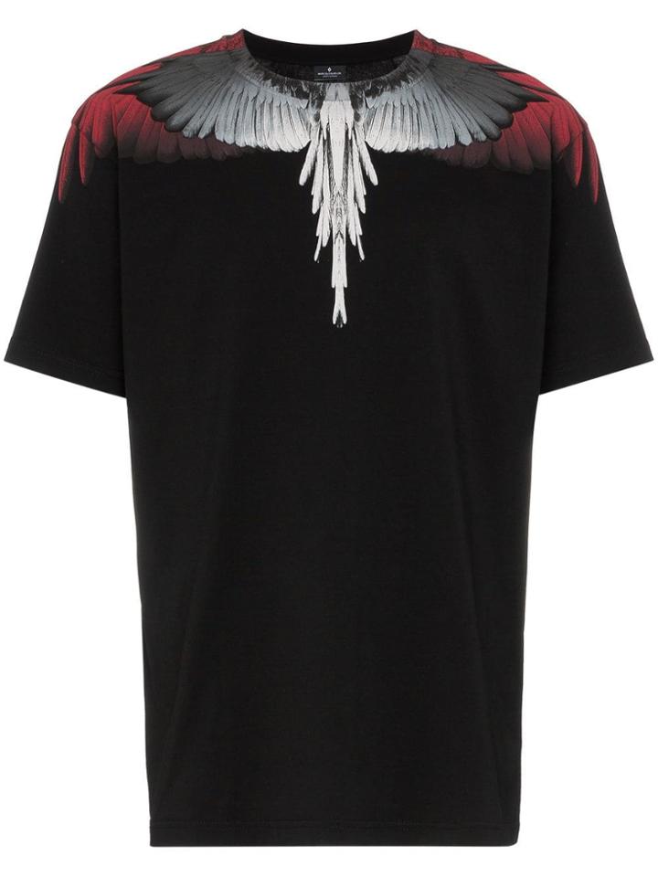 Marcelo Burlon County Of Milan Graphic Print Cotton T-shirt - Black
