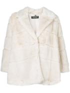Twin-set - Cropped Faux Fur Coat - Women - Modacrylic/polyester/viscose - 44, White, Modacrylic/polyester/viscose