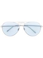 Linda Farrow Tinted Aviator Sunglasses - Metallic