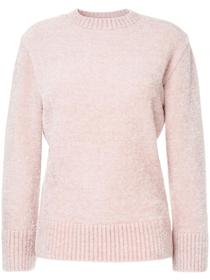 Le Ciel Bleu Crew Neck Jumper - Pink & Purple