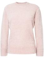 Le Ciel Bleu Crew Neck Jumper - Pink & Purple