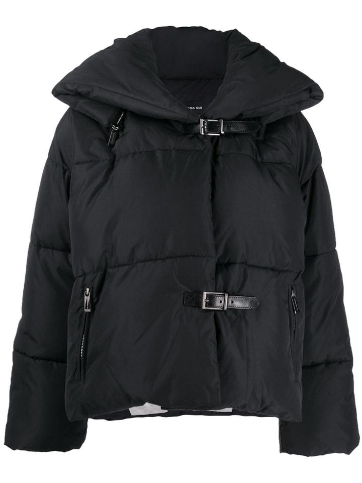 Barbara Bui Buckled Puffer Jacket - Black