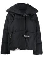 Barbara Bui Buckled Puffer Jacket - Black