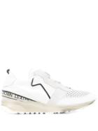 Leather Crown Miconic Sneakers - White