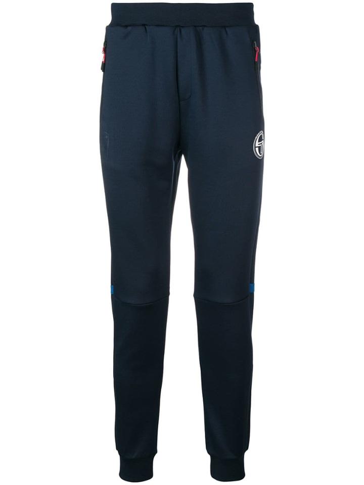 Sergio Tacchini Tapered Track Pants - Blue