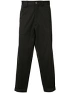 Ports 1961 Casual Long Trousers, Men's, Size: 46, Black, Cotton/spandex/elastane