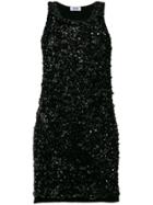 Moschino Vintage Sequinned Short Dress - Black