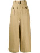 Zimmermann High Waisted Trousers - Brown