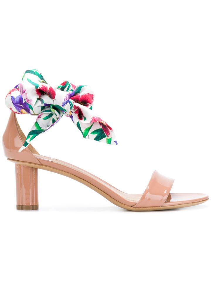 Salvatore Ferragamo Foulard Sandals - Nude & Neutrals