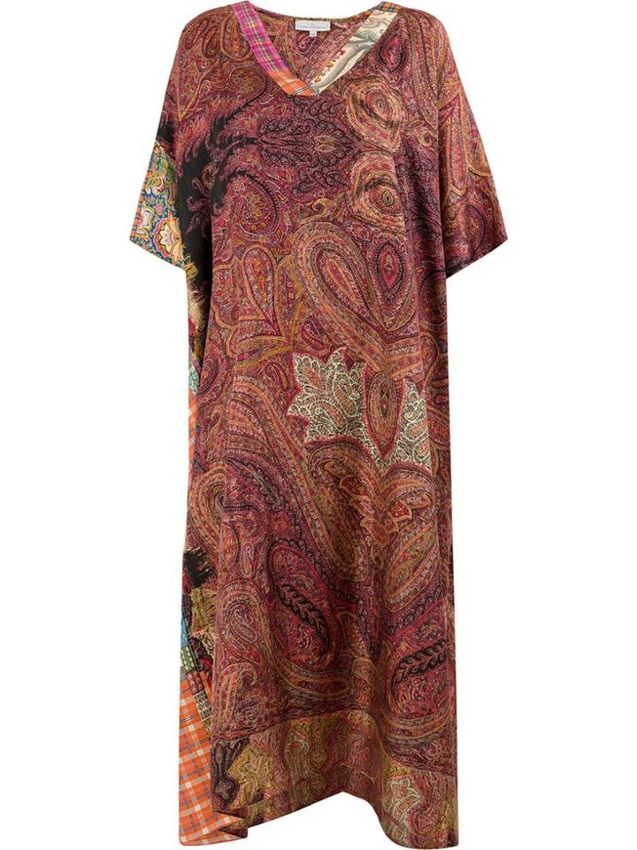 Pierre-louis Mascia Patchwork Dress - Red