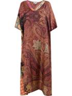 Pierre-louis Mascia Patchwork Dress - Red