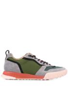 Lanvin Panelled Low-top Sneakers - Grey