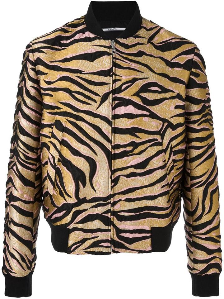 Kenzo Tiger Stripes Bomber Jacket