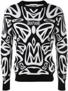 Moschino Peace Sign Intarsia Jumper