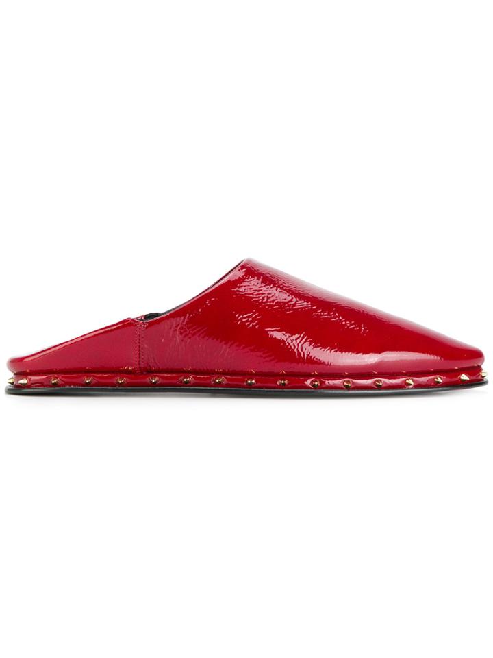 Paloma Barceló Slip On Flats - Red