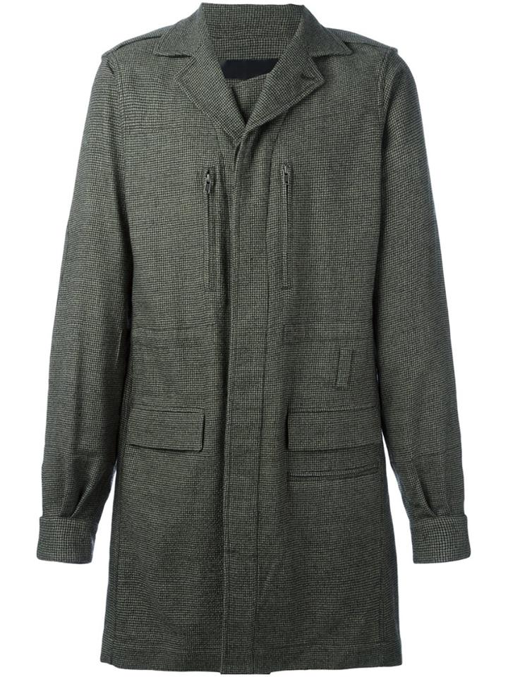 Haider Ackermann Single Breasted Coat - Grey