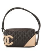 Chanel Pre-owned Cambon Line Tote Bag - Brown