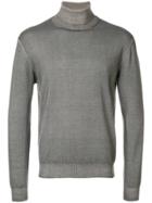 Cruciani Fitted Roll-neck Sweater - Grey