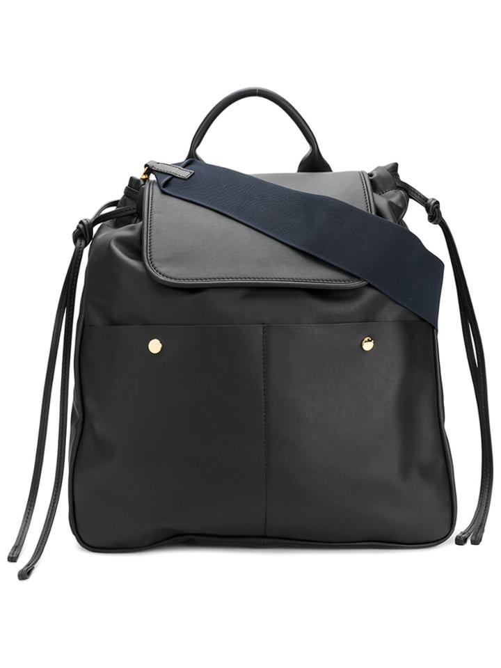 Marni Oversized Dual Colour Backpack - Blue