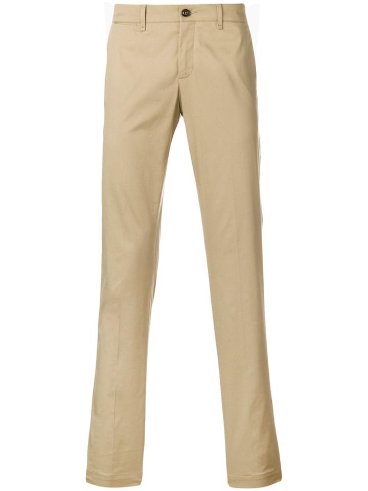 Moncler Slim-fit Tailored Trousers - Nude & Neutrals