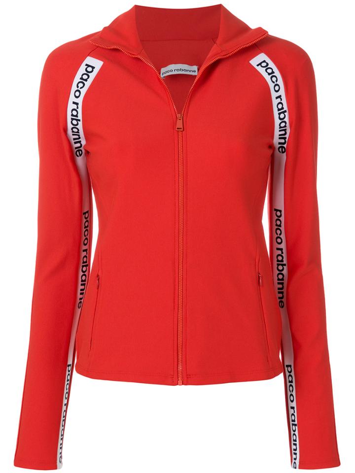 Paco Rabanne Logo Track Jacket - Red