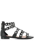 Twin-set Studded Strappy Sandals - Black