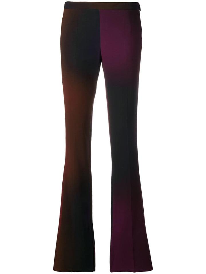 Roberto Cavalli Flared Degradé Trousers - Purple