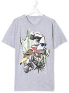 Stella Mccartney Kids Teen Holiday Inspired Print T-shirt - Grey