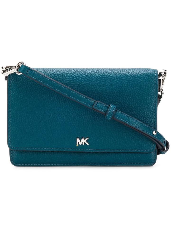 Michael Michael Kors Convertible Crossbody Bag - Blue