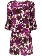 Erdem Floral Shift Dress - Purple